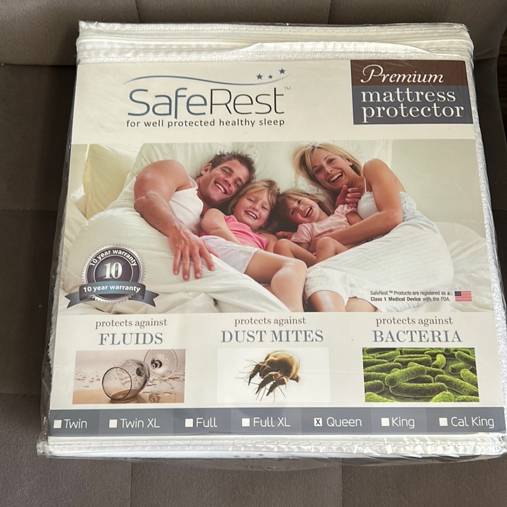 SafeRest Mattress Protector – Queen